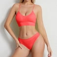 thumbnail image 1 of WILLBEST Brasier Sin Varillas Mujer Conjunto De Sujetador Deportivo De Copa Triangular Francesa Con Tirantes Finos De Acero Extragrande, 1 of 4