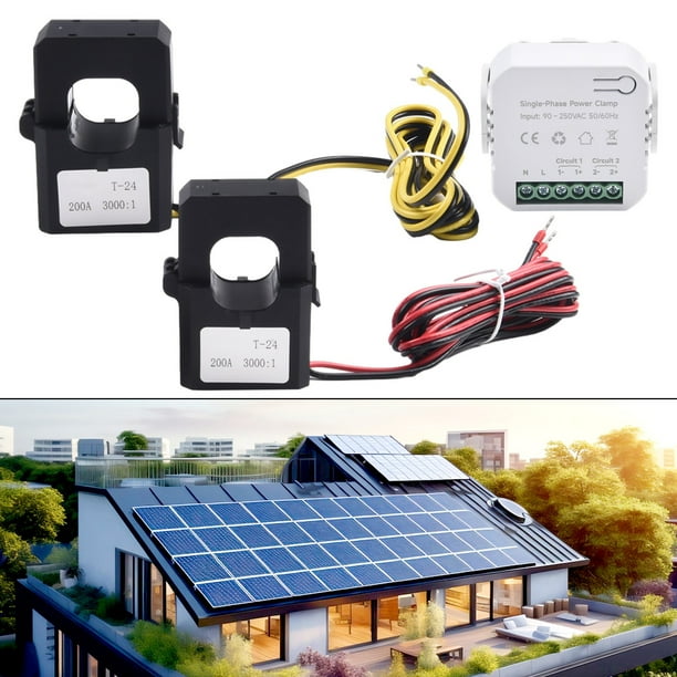 SPRING Smart Two-way Bilateral WiFi Energy Meter 80-300A AC110V 220V ...