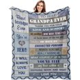 thumbnail image 1 of LHSHID Father's Day Blanket Gift for Grandpa 60x80in, 1 of 7