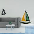 thumbnail image 2 of Figura de escritorio,Escultura abstracta para decoración de oficina y hogar.,Figura de velero,Escultura de velero de hierro para decoración de oficina y hogar,Estatua de barco de escritorio, 2 of 8