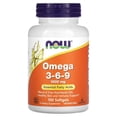 thumbnail image 1 of Suplemento NOW Foods Omega 3-6-9, 1000 mg, 100 cápsulas blandas, 1 of 2