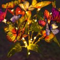 thumbnail image 4 of Toystoory 2x luces de mariposas, lámpara para exteriores, luces de jardín, luces de mariposas más rápidas, 2 unids/set, lámpara de mariposas Iluminación y accesorios Blanco cálido, 4 of 6