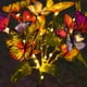 thumbnail image 4 of Bewildely 2x Lámpara Exterior Impermeable 2x Mariposas Con Panel De Cristal Lámpara Solar De Jardín De Mariposas De Tela Para Exteriores Con Iluminación y accesorios color, 4 of 6
