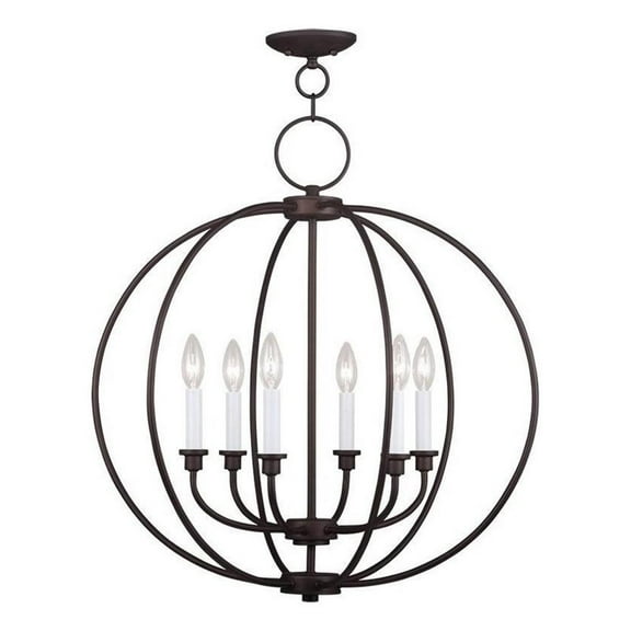 Beaumont Lane 6 Light Chandelier in Bronze