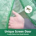 thumbnail image 7 of Yesfashion 6.6'x15'x6.6' Greenhouse, Large Gardening Plant Hot House, Walk-in Green House, Tunnel Green Houses for Outside Winter with Reinforced Frame & Screen Windows, 7 of 7