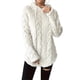 thumbnail image 3 of Sudadera con Capucha de Jacquard de Larga en Color Liso para Mujer, Chaqueta Ajustada con Cordón de Felpa. L, 3 of 8