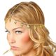 thumbnail image 3 of Boho Hair Chain Gold Chain Beads Tiara Bridal Prom Costume Hairstyle Accessories For Women And Girls Hair Chain Gold, 3 of 5