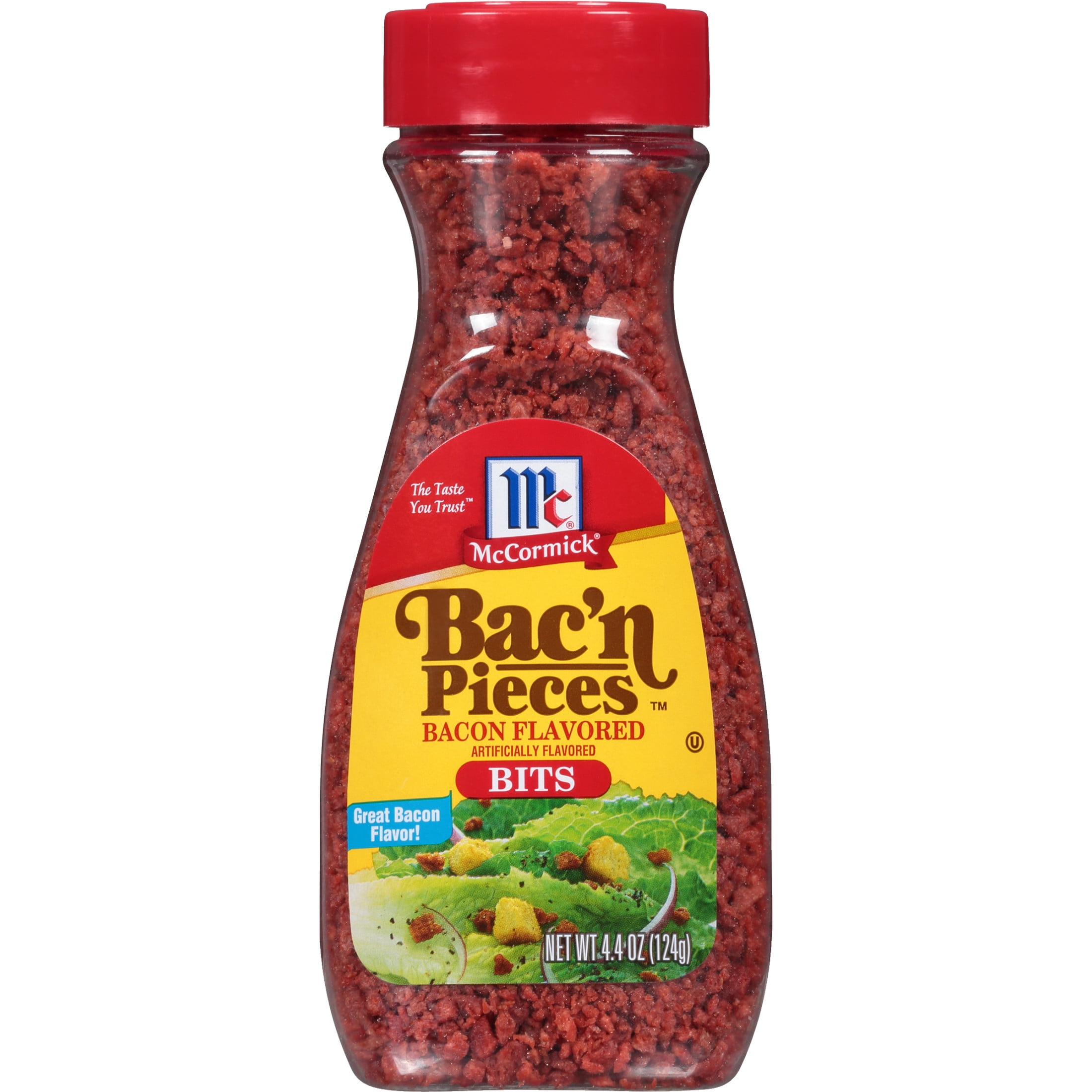 (3 pack) McCormick Kosher Imitation Bacon Bits, 4.4 oz Bottle