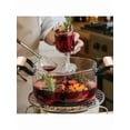 thumbnail image 6 of 2.5-Liter Transparent Glass Stovetop Cooking Pot With Large Wooden Handle, Ideal For Slow Simmering Or Frying, 6 of 7