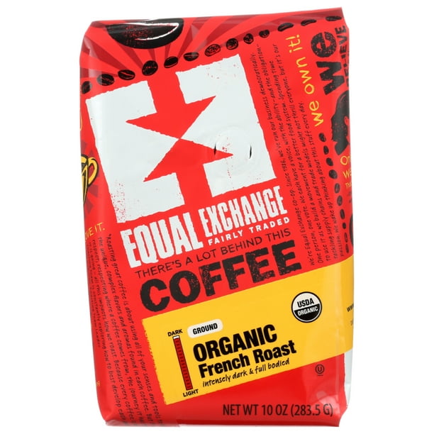Equal Exchange Organic Drip Coffee French Roast, 10 Oz