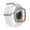 thumbnail image 3 of Apple Watch Ultra (GPS + Cellular, 49mm) - Caja de Titanio con Correa Ocean Band Blanca, Talla única (Reacondicionado), 3 of 5