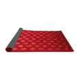 thumbnail image 2 of Ahgly Company Indoor Rectangle Abstract Red Contemporary Area Rugs, 2' x 5', 2 of 4