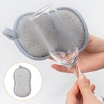 Dvkptbk Éponge épaisse Bloc d'essuie-glaces pour la cuisine Multifonctionnel Double face Lave-vaisselle Absorption de l'eau Nettoyage du linge