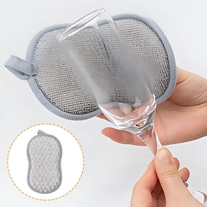 Dvkptbk Thickened Sponge Wiping Block for Kitchen Multifunctional Double-sided Dishwashing Water Absorption Oil Removal Cleaning Cloth