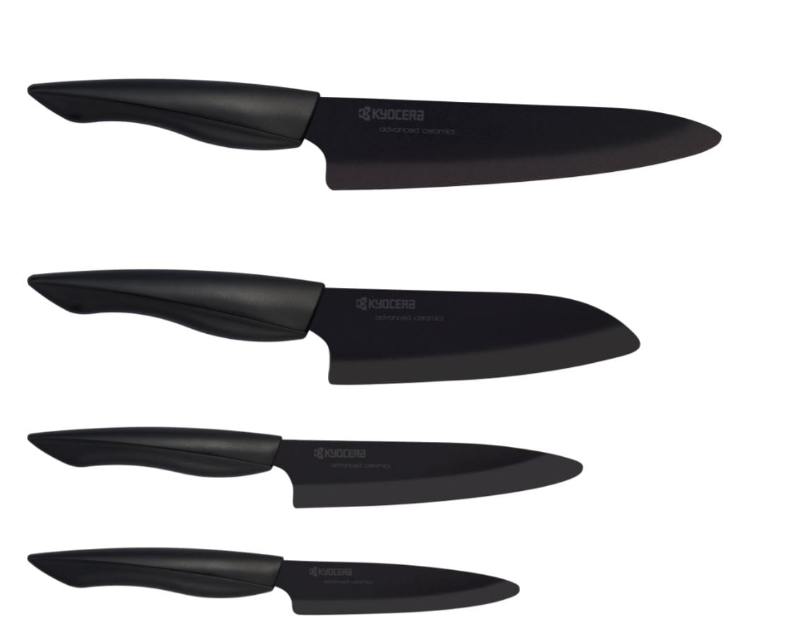 Kyocera Innovation Series Ceramic Knife Block Set (7, 5.5", 5", 4.5