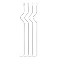 thumbnail image 1 of 4pcs Stainless Steel Curved Large Eye Beading Needles for Jewelry Making, Craft Projects, and Bead Weaving, 1 of 5