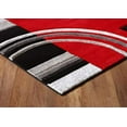 thumbnail image 6 of GLORY RUGS Area Rug Modern Soft Hand Carved Contemporary Floor Carpet with Premium Fluffy Texture for Indoor Living Dining Room and Bedroom Area (4x6, Red), 6 of 6