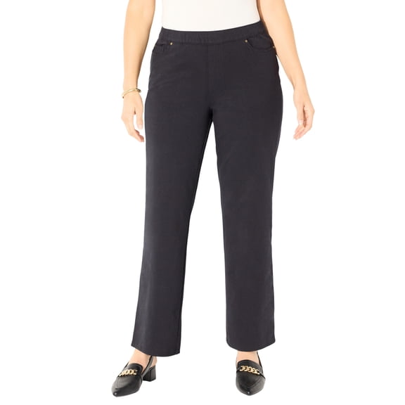 Catherines Women's Plus Size The Wide Leg Knit Jean