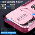 thumbnail image 5 of Funda para GANGXUN iPhone 14 Pro Max - Soporte metálico, Función magnética, Rosa, 5 of 5