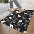 thumbnail image 4 of Halloween Ghosts Door Rugs,Washable Non Slip Door Mats Indoor,Decorative Door Mats,Entry Mat Indoor for Entrance,Bedroom,Kitchen,Bathroom,17"x30", 4 of 6