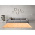 thumbnail image 3 of Ahgly Company Indoor Square Oriental Orange Traditional Area Rugs, 7' Square, 3 of 4