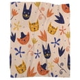 thumbnail image 3 of Colorful Animals Casual Blanket Comfort Warmth Soft Plush Throw Cozy Reversible Microfiber Holiday Blanket Super Soft for Couch Bed Sofa Warm for All Seasons 40"x60", 3 of 10