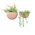 thumbnail image 4 of Main + Mesa Stoneware Wall Planters, Set of 2, 4 of 7