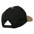thumbnail image 4 of Grey American Flag Patched Pro Style Cap - Khaki Black OSFM, 4 of 5