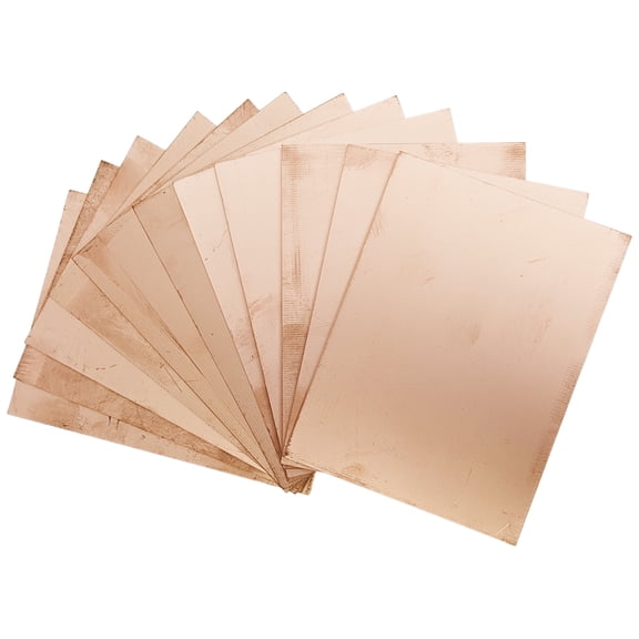 12 Pack Copper Clad Circuit Board FR-4 Fiber Glass: 3" x 4" Single Sided