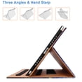 thumbnail image 4 of iPad 6th Generation Cases, iPad Air 2 Case, iPad Air Case with Pencil Holder - iPad 9.7 inch 2018 2017 Case - Hand Strap, Auto Sleep Wake, Multi-Angle Stand(Rhone), 4 of 4