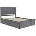 thumbnail image 4 of Bowery Hill  Madison Queen Platform Bed  & Storage Drawers in Grey, 4 of 5