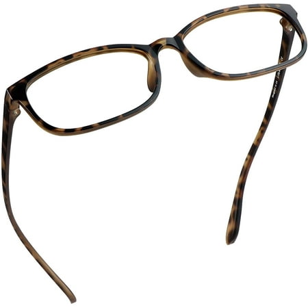 LifeArt Blue Light Blocking Reading Glasses (Rectangular Frame, +2.25 Magnification)