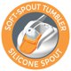 thumbnail image 5 of Sippy Cup Chicco Soft Spout, 18 meses o más, 350 ml, sin BPA, verde y plateado, 5 of 9
