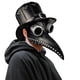 thumbnail image 1 of Máscara de Doctor de la Peste Negra BRILLAR Steampunk Accesorio de disfraz Halloween, 1 of 5