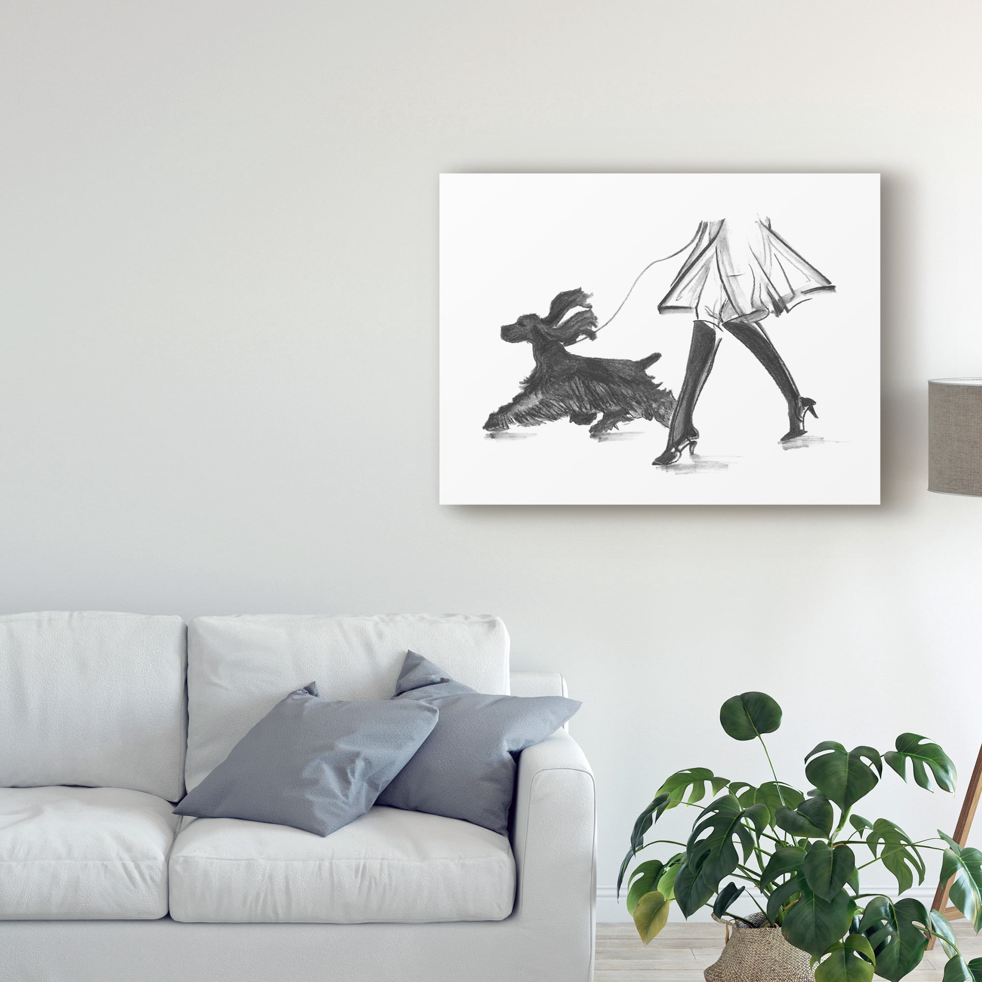 Trademark Fine Art 'Perfect Companion I' Canvas Art by Ethan Harper