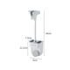 thumbnail image 2 of Cabezal De Ducha Sin Perforaciones Soporte De Cabezal De Ducha Ajustable De 360 ​​Grados Soporte De Cabezal De Ducha Montado En La Pared seitruly HA044983-03, 2 of 6