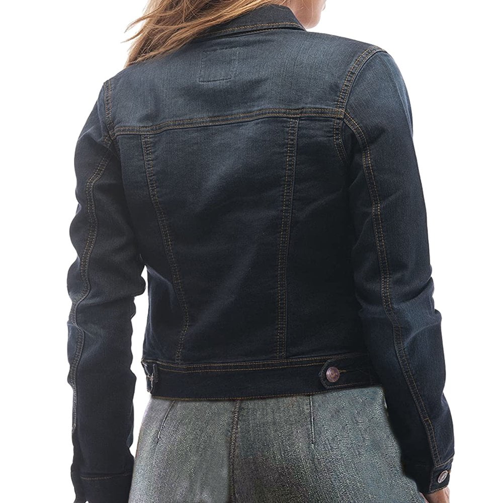 Jean jacket with soft sleeves deals