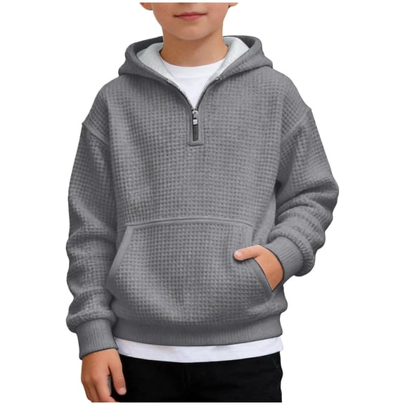 Hoodies for Boys Long Sleeve Lightweight Casual Pullover Hooded Sweatshirt