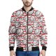 thumbnail image 3 of Chaquetas de béisbol con estampado gráfico de moda para hombre, chaqueta bomber con estampado 3D de manga larga, tendencia de primavera y otoño, abrigo deportivo informal para niños, 3 of 5