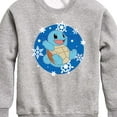 thumbnail image 3 of Pokémon - Squirtle Snowflake - Youth Crew Fleece Sweatshirt, 3 of 5