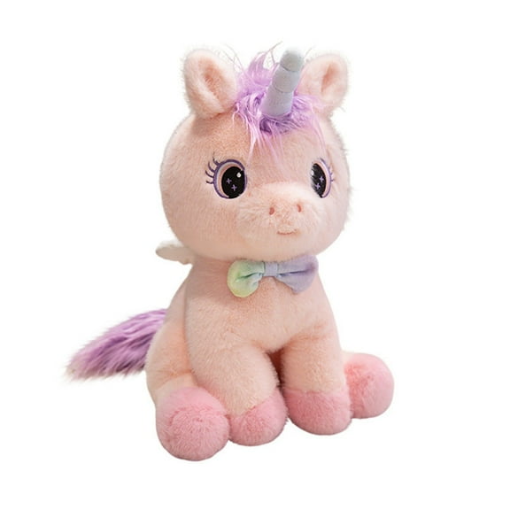 Unicorn Stuffed Animal Plush Toy Gift for Kid -13.8'' Purple Soft & Cute Plush Unicorn Home Decor