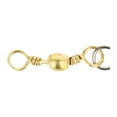 thumbnail image 4 of Eagle Claw Barrel Swivel Brass, Size 10, 12 Pack, 4 of 6