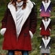 thumbnail image 4 of Pntutb Sudaderas Con Capucha Largas Para Mujer Abrigos Túnica Chaquetas De Algodón De Invierno Sudadera Informal De Punto Sudaderas Con Cremallera De Gran Tamaño Pntutb Pntutb-81, 4 of 6