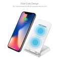 thumbnail image 3 of stanreset Wireless Charger Practical Exquisite Charging Device Stand Pad Intelligent Identification Universal Multipurpose Phones Supplies White, 3 of 7