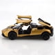 thumbnail image 2 of Coche de carreras con retroceso dorado a escala 1/43, metal fundido a presión, tres puertas que se abren. Exquisito juguete para niño, mini coche de juguete de bolsillo.,pa gold, 2 of 6