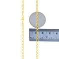 thumbnail image 6 of Nuragold 14k Real Yellow Gold Solid Cuban Curb Link 2.5mm Chain Necklace (16"-28") Italian Jewelry for Men & Women, 6 of 10