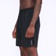 thumbnail image 3 of Pantalones cortos deportivos para hombre Cintura elástica Bolsillos laterales Diseño de abertura Transpirable, 3 of 8