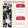 thumbnail image 6 of 2x6 FT Kitchen Runner Rugs Non Skid Washable, Faux Wool Rug Runners for Hallways Bathroom Carpet Runner, Soft Indoor Modern Floor Rug for Entryway Laundry Room, 6 of 11