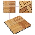 thumbnail image 3 of vidaXL Decking Tiles 30 pcs 30x30 cm Solid Wood Teak, 3 of 5