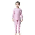 thumbnail image 1 of Ticikt Girls' 2 Piece Swimsuit Set Long Sleeve Long Pants Rashguard Set Sun Protection Swimdress 2026 Fashion,Color:Pink,6-7 Years, 1 of 6